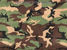 Camouflage Corduroy Fabric