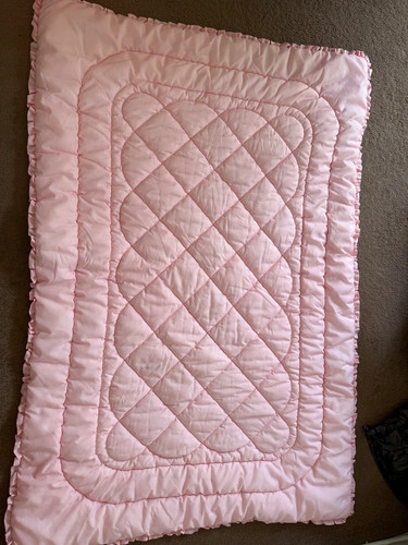 Vintage pink quilted - vintage, eiderdown