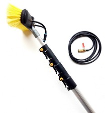 20FT Window Cleaning Pole Hose Fed Window Cleaner Equipment Extendable Brush Kit