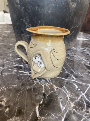 Studio pottery mug - pottery, ugly