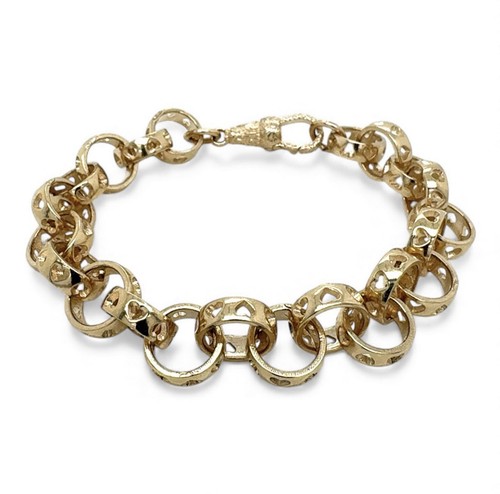 Yellow gold cut out heart - cut,