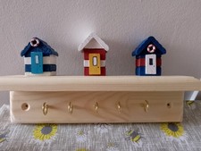 Handmade Beach Hut Key Holder