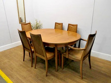 G Plan Vintage Teak Dining Table & 6 Chairs – Mid-Century Modern Extendable |60