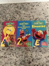 Sesame Street VHS Lot 