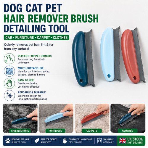 Dog cat pet hair remover - pet, brush