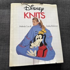 Disney Knits - Knitting Pattern Hardback Book Vintage 1987