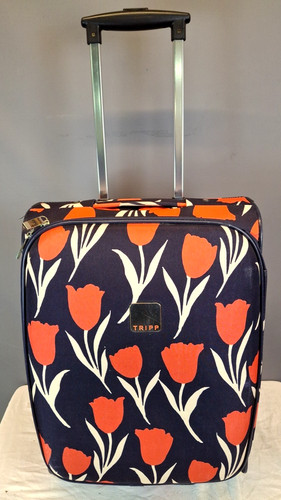 Tripp blue red floral - red,