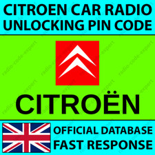 CITROEN RADIO PIN CODE BLAUPUNKT BOSCH CLARION BERLINGO C1 C3 C4 PICASSO XSARA