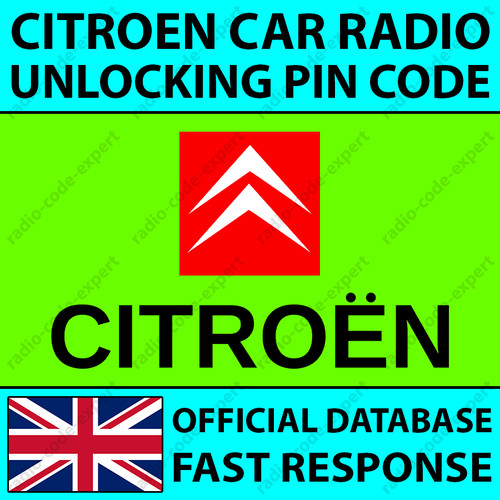 Citroen radio pin - citroen, code