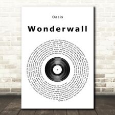 Oasis Poster, wonderwall