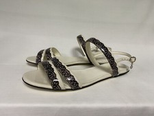 Loriblu White Patent Lace