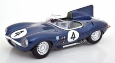 Jaguar D Type model race car No.4 Ecurie Ecosse Winner Le Mans 1956 CMR 142 1:18