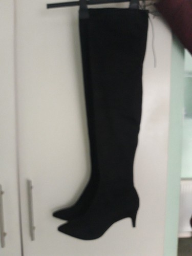 Ladies faux suede - suede, thigh