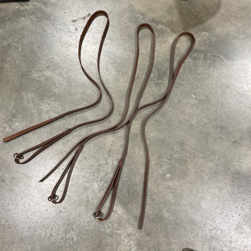 Leather split reins - split, of