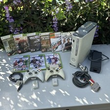 Xbox 360 Elite 60gb  Console Bundle - Tested Working