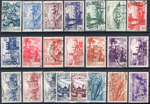French morocco 1947 defins - french, 1947-54
