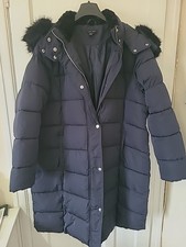 New Look Women's Winter Navy Blue Coat Size 20