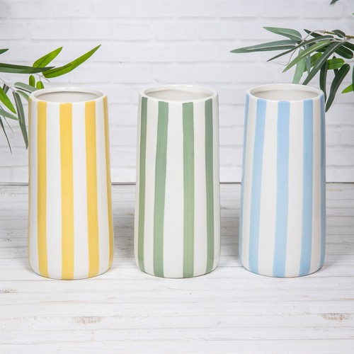 Green blue yellow striped - blue,