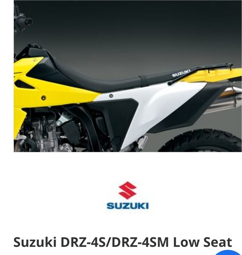 Genuine suzuki low seat - , drz4s