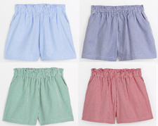 Gingham Pleated School Shorts
