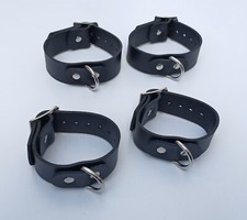Real Leather Wrist Cuffs /