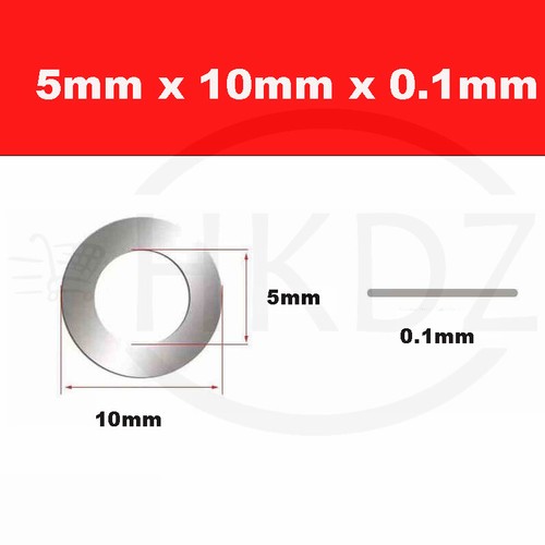 Shim washers 1mm 2mm - 0.1mm, /
