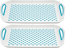 Anti-Slip Plastic Serving Tray