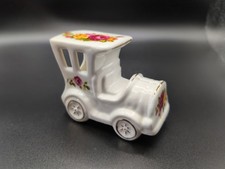 Cottage Rose Fine Bone China Vintage Car