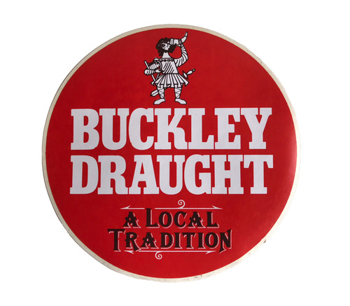 Buckley draught sticker - buckley,