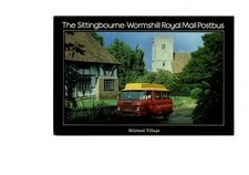 Kent. Milstead Village. Sittingbourne - Wormshill Royal Mail Postbus.