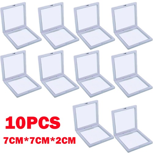 10x 7cm white floating view - 3d,