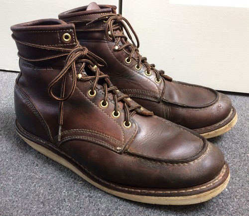 White boots perry moc toe - boots, 6"