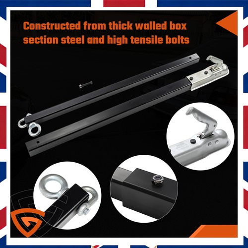 Recovery tow pole - tow, rotatable