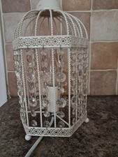Shabby Chic Cream Bird Cage