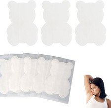 30 Pcs Bear Disposable Underarm Sweat Pads,Eco Armpit Sweat Pads for Girls Boys