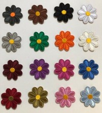 DAISY Flower Embroidered Patch