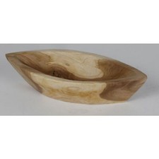 Wooden Bowl Kano Teak Bowl Boat Decoration Table Storage Order