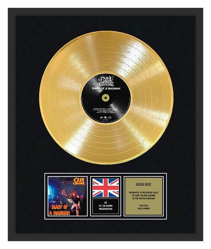 Ozzy osbourne gold disc - -, cd