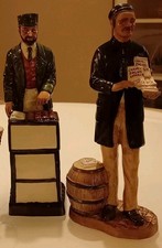 Coalport Pie Maker + Music Seller Character Collection Figurines