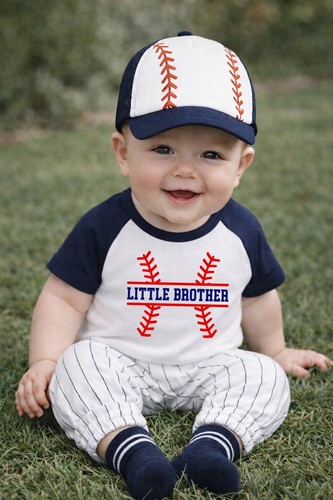 Baseball little brother raglan - baseball,