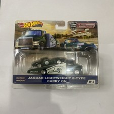 Hot wheels Team Transport Jaguar Lightweight E Type on Real Riders