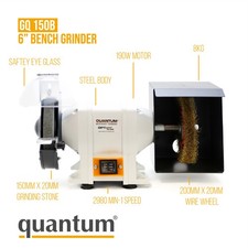 Quantum 6" Bench Grinder with