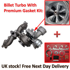 VW Golf 2.0 TDI BKD BKP AZV Upgrade Turbocharger + Premium Gasket Kit