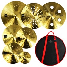 7Pc Drum Cymbal Set 20 Ride 18