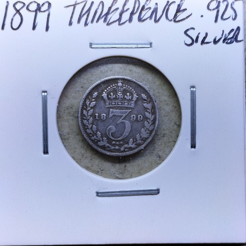 1899 threepence queen - threepence,