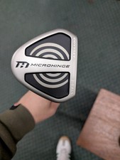 Odyssey Golf MICROHINGE 2-BALL V-LINE DB Putter 34 in Steel Shaft Double Bend RH