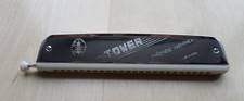 TOWER 24 HOLE CHROMATIC HARMONICA MOUTH ORGAN