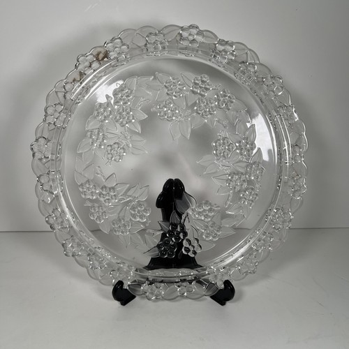 Vintage glass serving platter - serving,