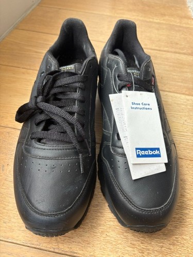 Mens black reebok - black, size