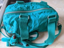 Emerald Green Kipling Bag